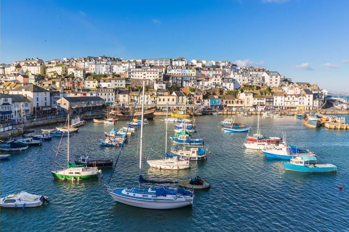 De haven van Brixham