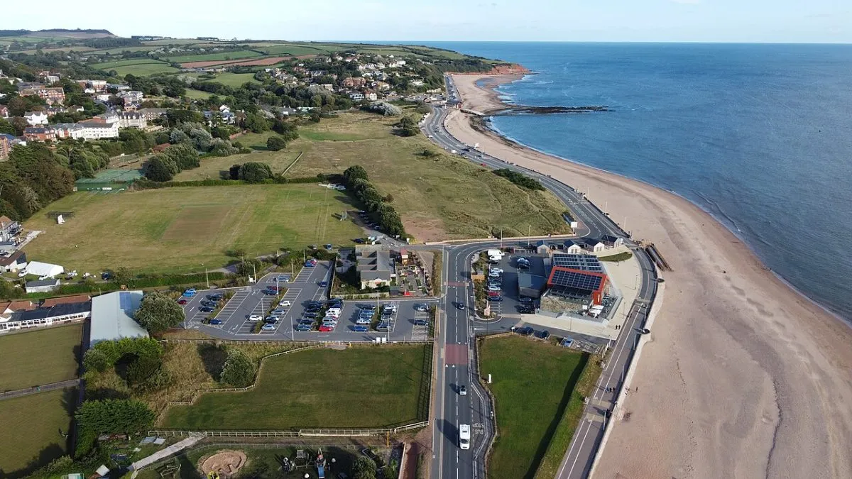 Exmouth Beach en de promenade