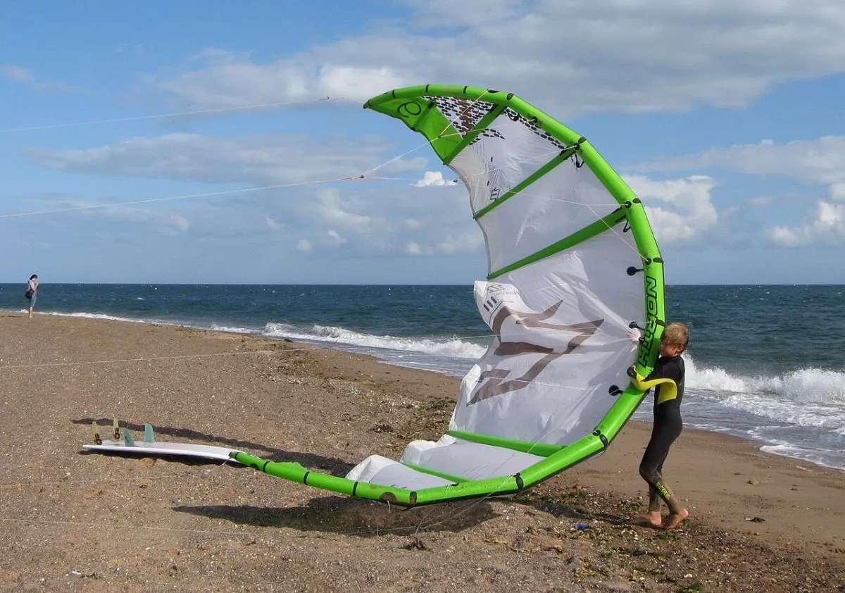 Watersporten op het water bij Exmouth