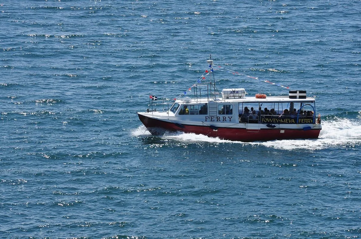 De veerboot naar Fowey