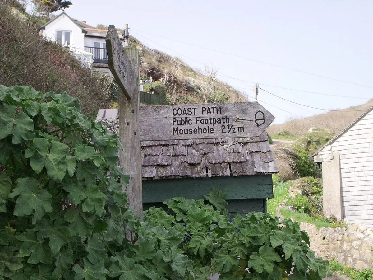Het kustpad naar Lamorna Cove