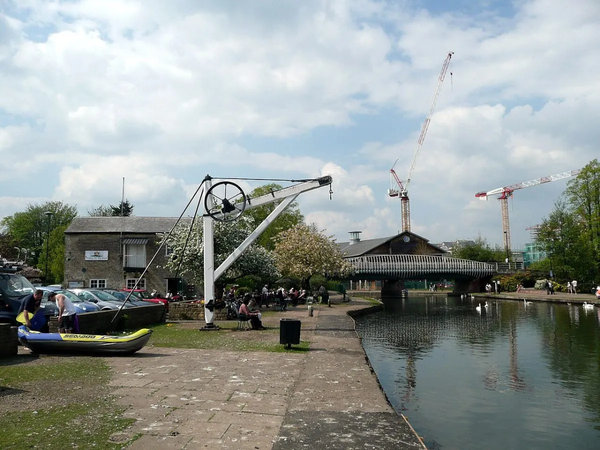 Newbury Wharf en het Kennet & Avon Canal