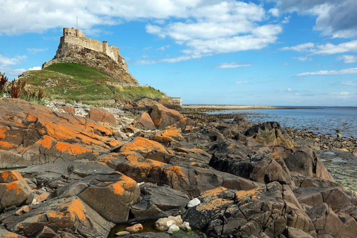 Holy Island en Lindisfarne Priory