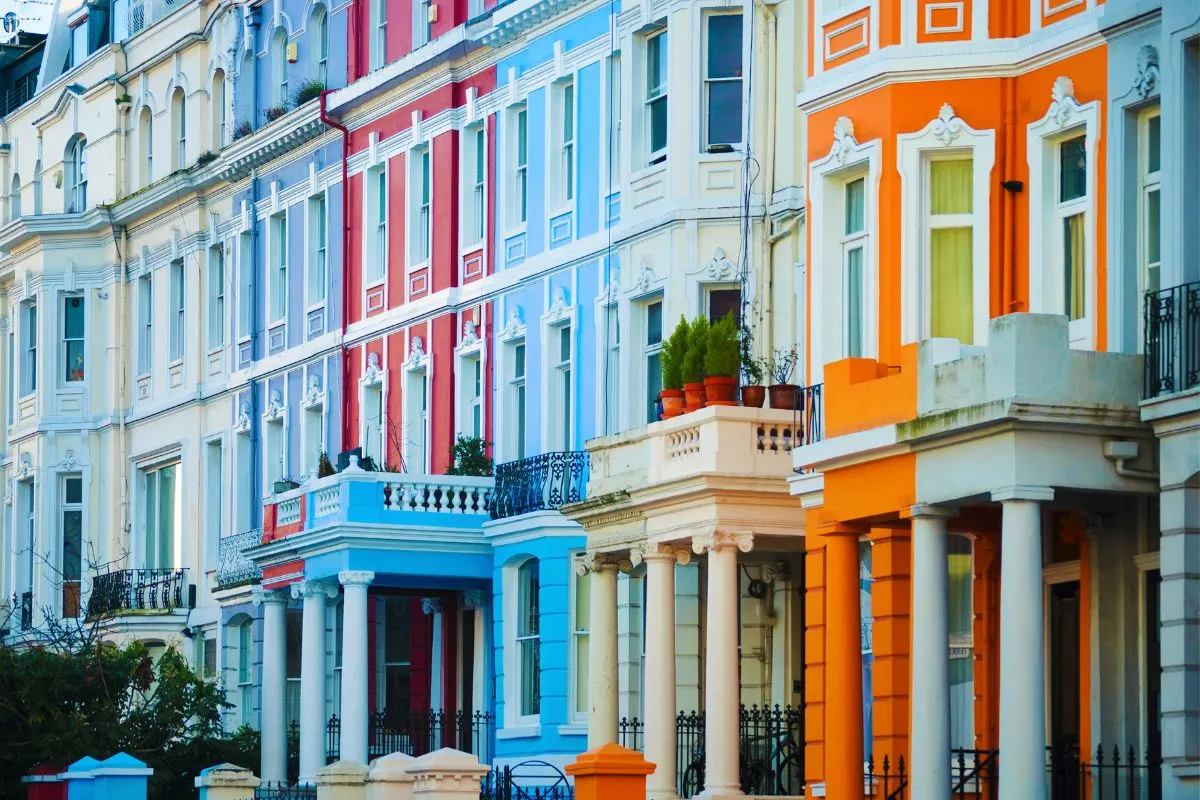 Notting Hill in Londen: de markt, de huizen en de film