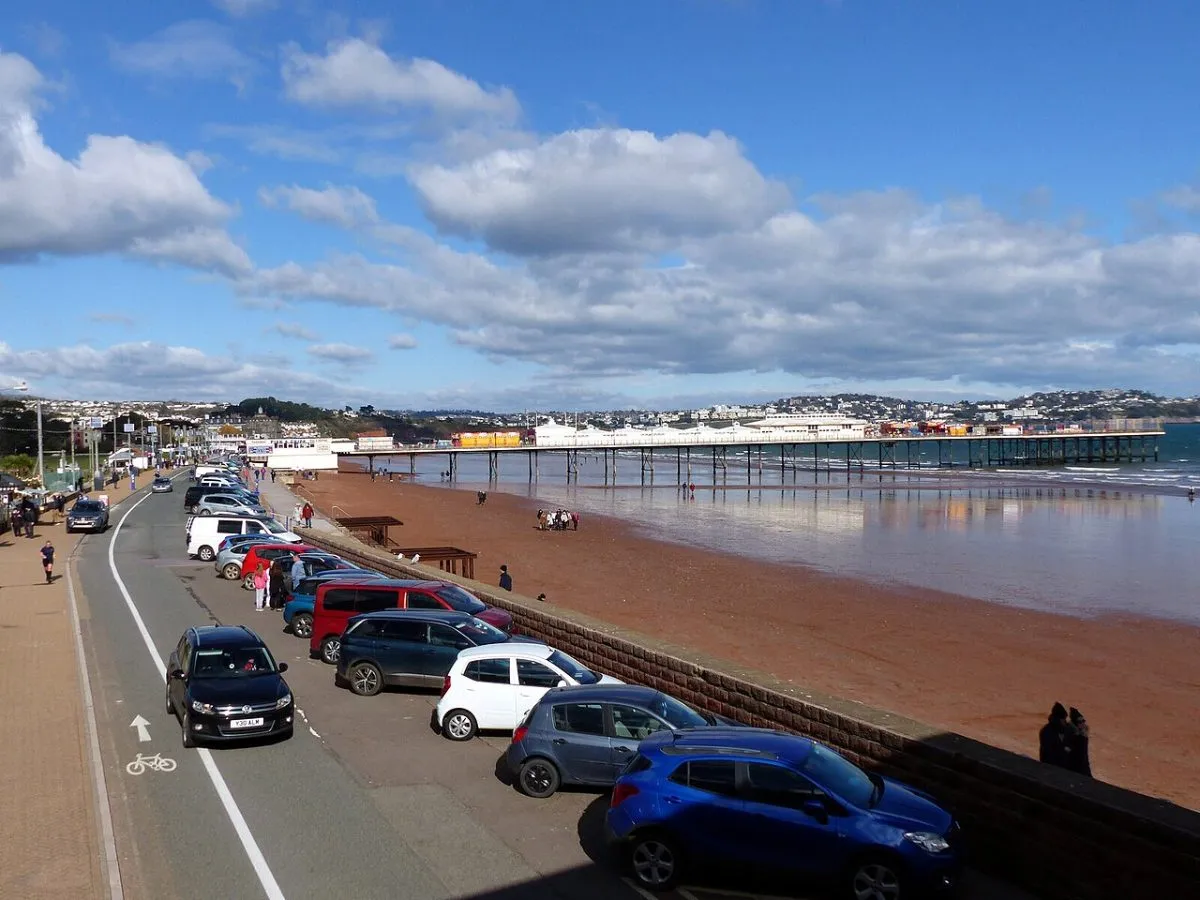 Paignton Pier en Paignton Beach