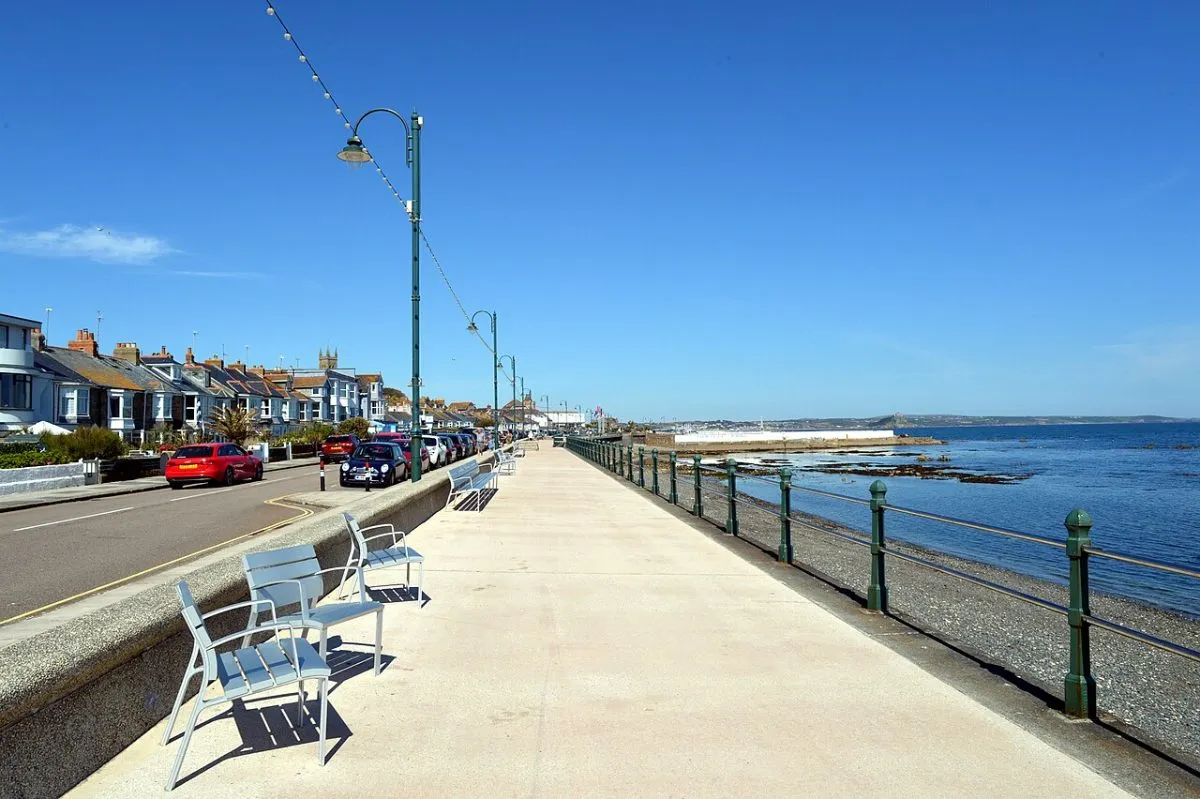 De promenade en Mount's Bay
