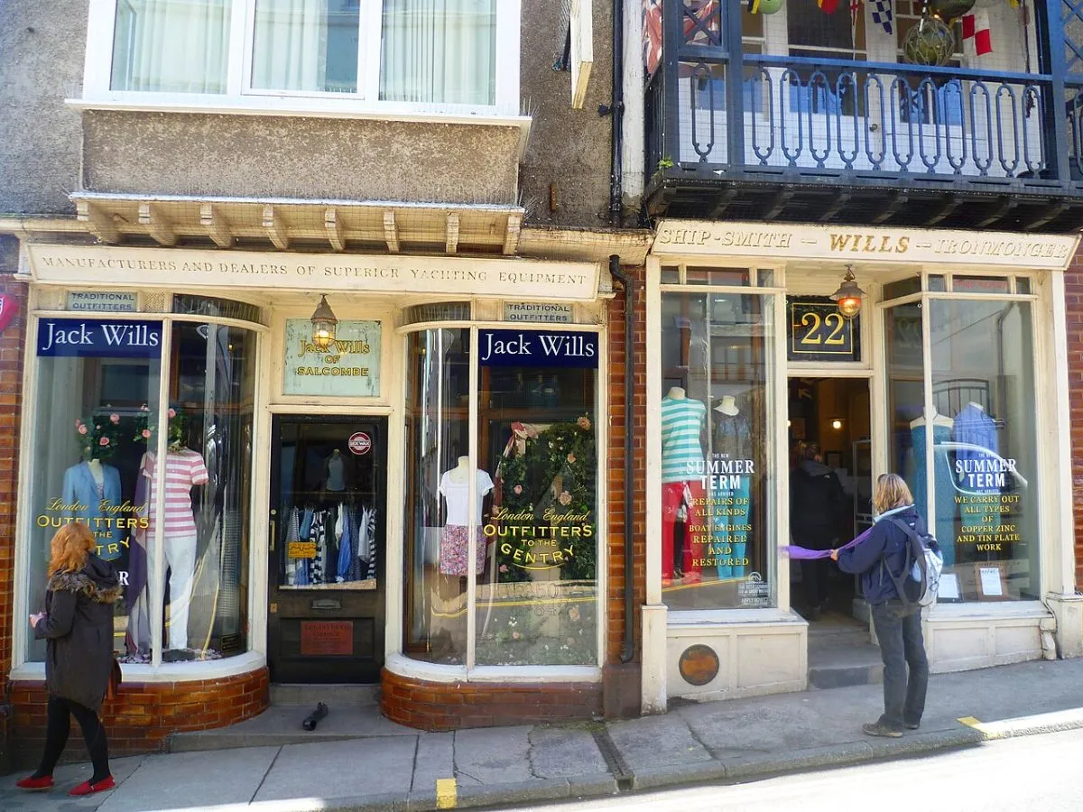 De haven en Fore Street