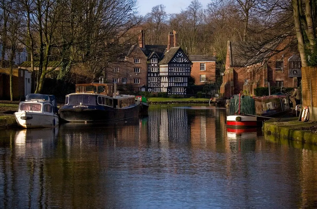 De Bridgewater Canal bij Worsley