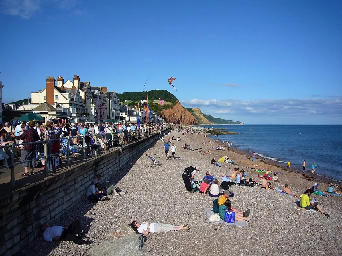 Sidmouth Beach en The Esplanade