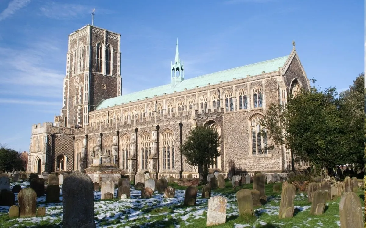 St Edmund's Church en Southwold Jack