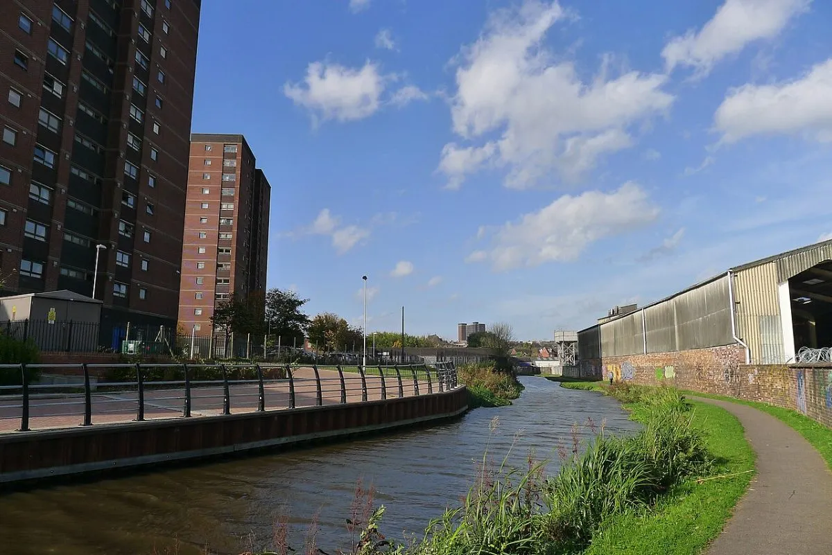 Het kanaal en de Caldon Canal
