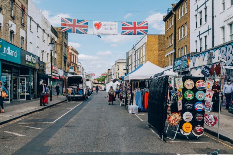 Portobello Road Market in Londen