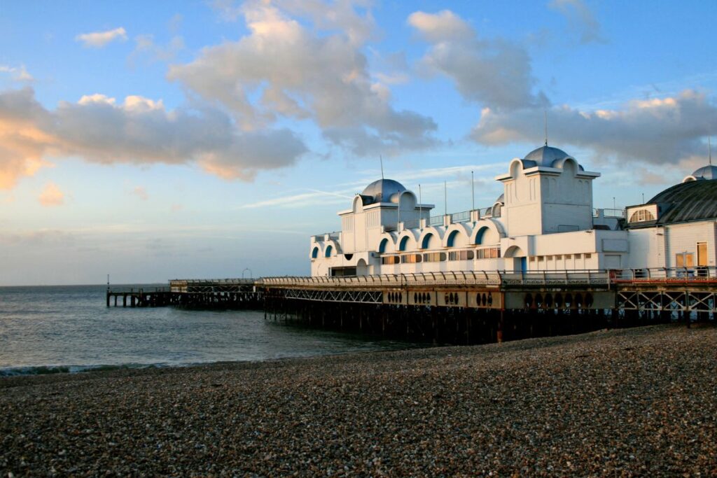 Southsea Beach en Pier