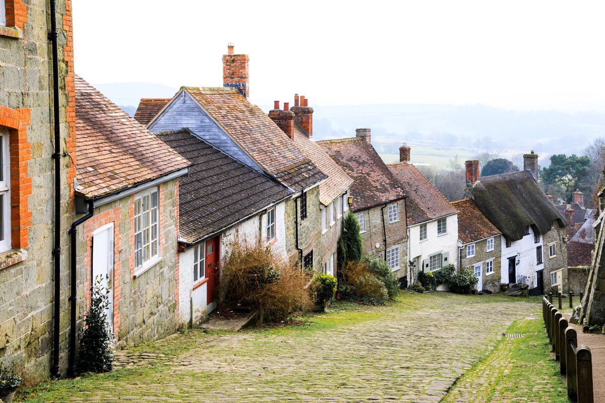 Gold Hill in Shaftesbury - dorset bezienswaardigheden