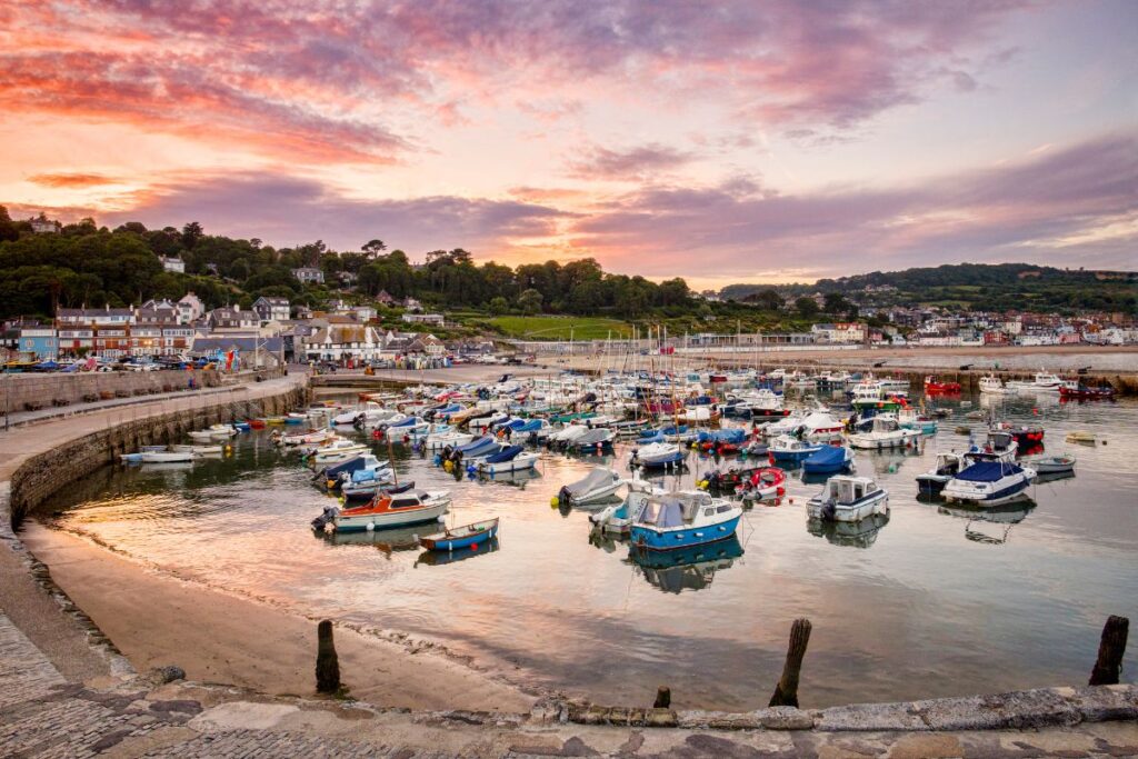 The Cob Lyme Regis haven