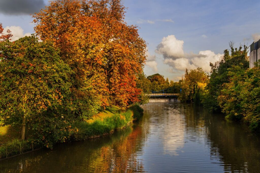 rivier de Leam in leamington