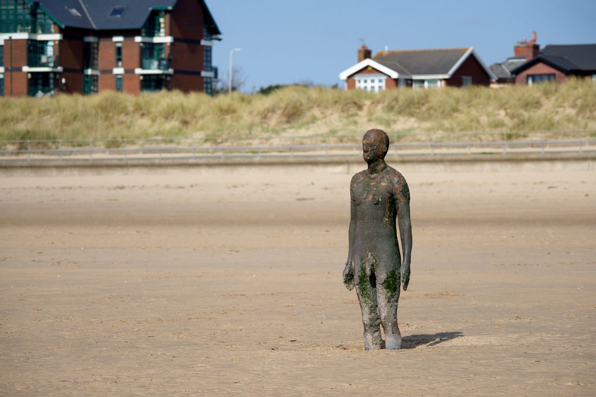 Strand van Crosby Beach