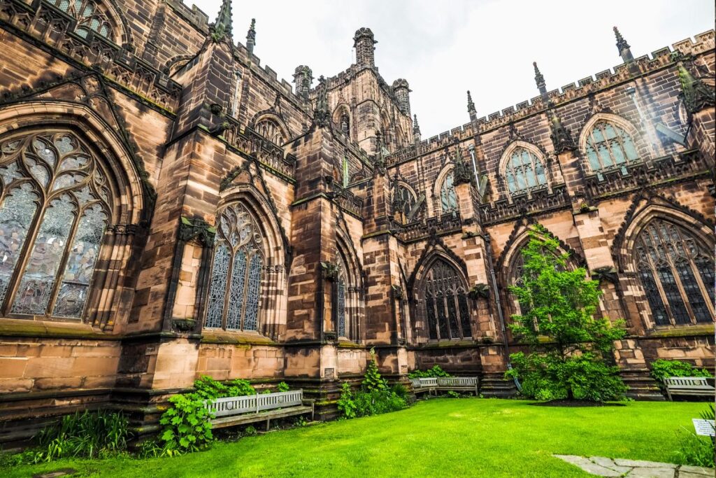 Binnenplaats Chester Cathedral