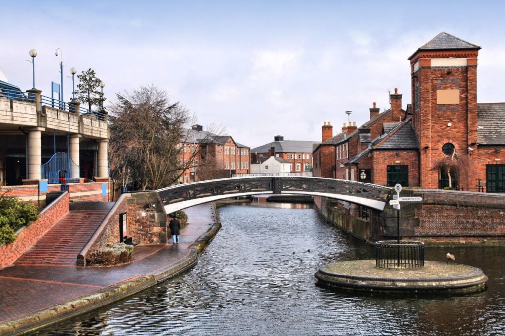 Kanaal in Birmingham