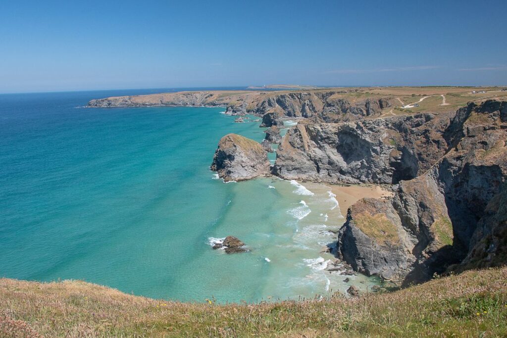 Strand van Bedruthan Steps
