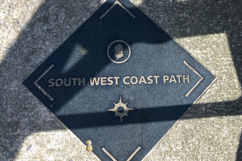 Eikel markering South West Coast Path